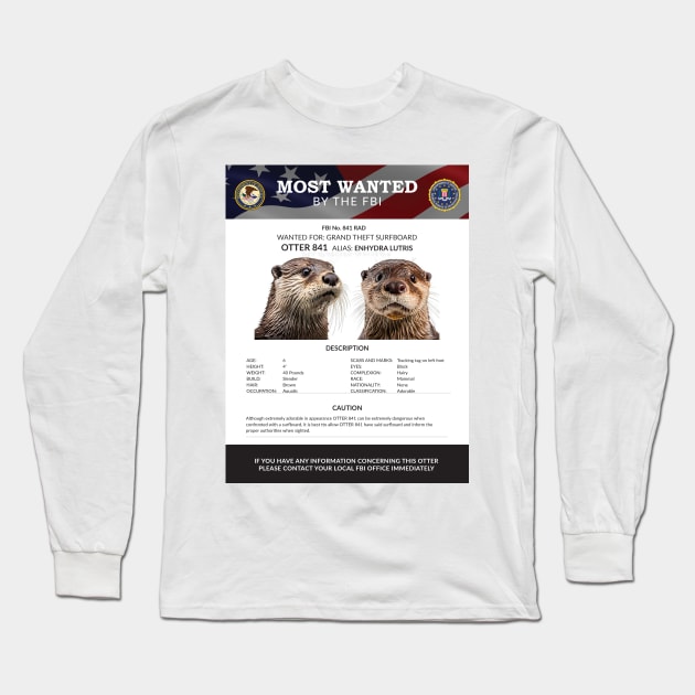 Otter 841 Long Sleeve T-Shirt by Art-Man